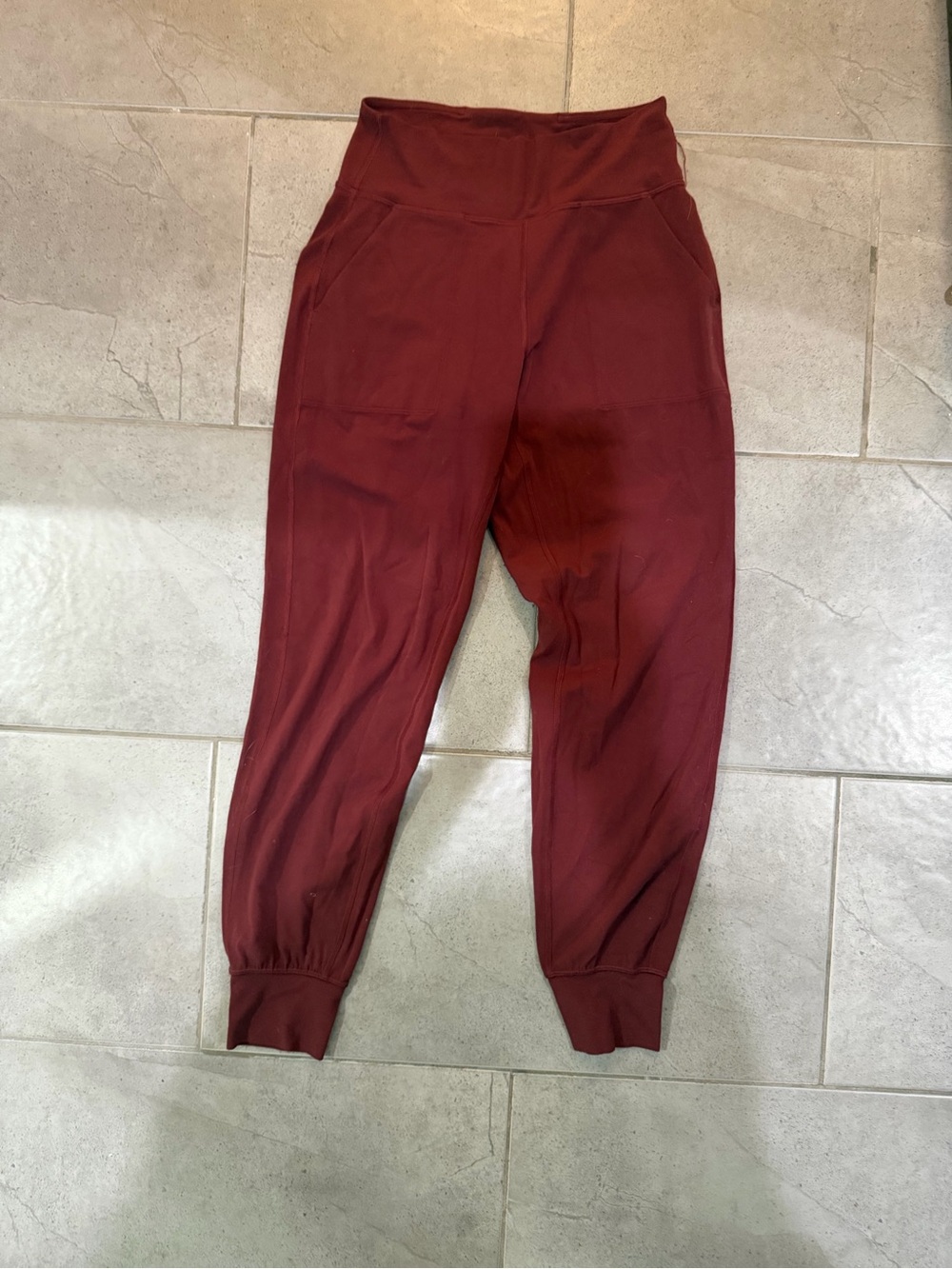 Lululemon Maroon Jogger Pants for Women